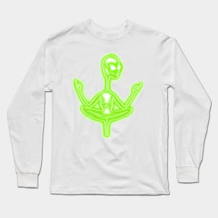 Alien meditation Long Sleeve T-Shirt